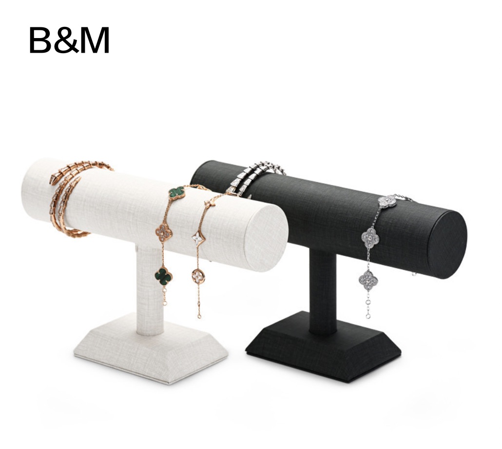 BAIMUDA Jewelry Display T bar Style For Bangle Bracelet Jewelry Display Stand 